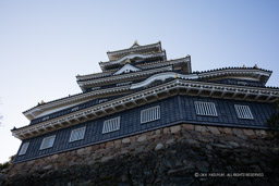 多角形の天守｜高解像度画像サイズ：8688 x 5792 pixels｜写真番号：5DSA3127｜撮影：Canon EOS 5DS