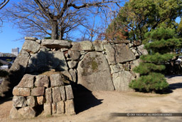 岡山城の鏡石・内下馬門跡｜高解像度画像サイズ：8688 x 5792 pixels｜写真番号：5DSA3160｜撮影：Canon EOS 5DS