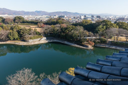 岡山城天守から後楽園｜高解像度画像サイズ：8532 x 5688 pixels｜写真番号：5DSA3021｜撮影：Canon EOS 5DS