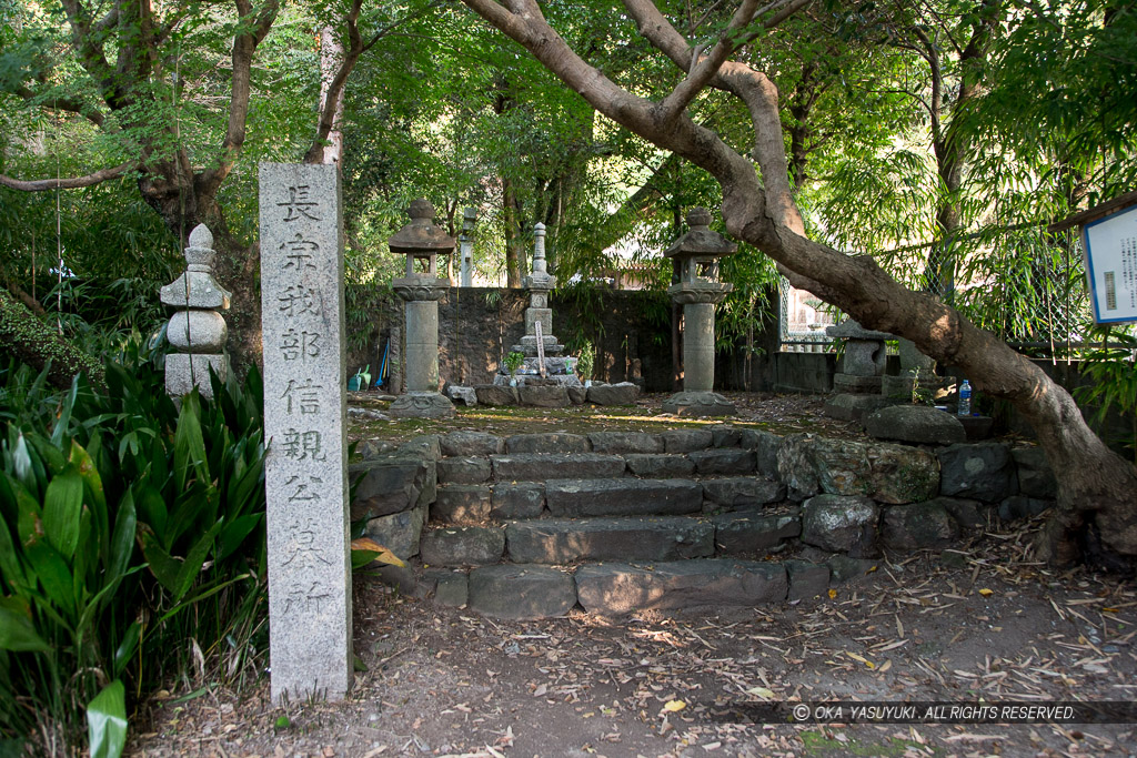 長宗我部信親の墓・戸次川戦没者供養塔・雪蹊寺
