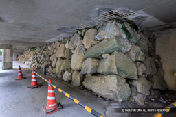 大西城石垣隅部・北から | 高解像度画像サイズ：8192 x 5464 pixels | 写真番号：6F1A0385 | 撮影：Canon EOS R5m2
