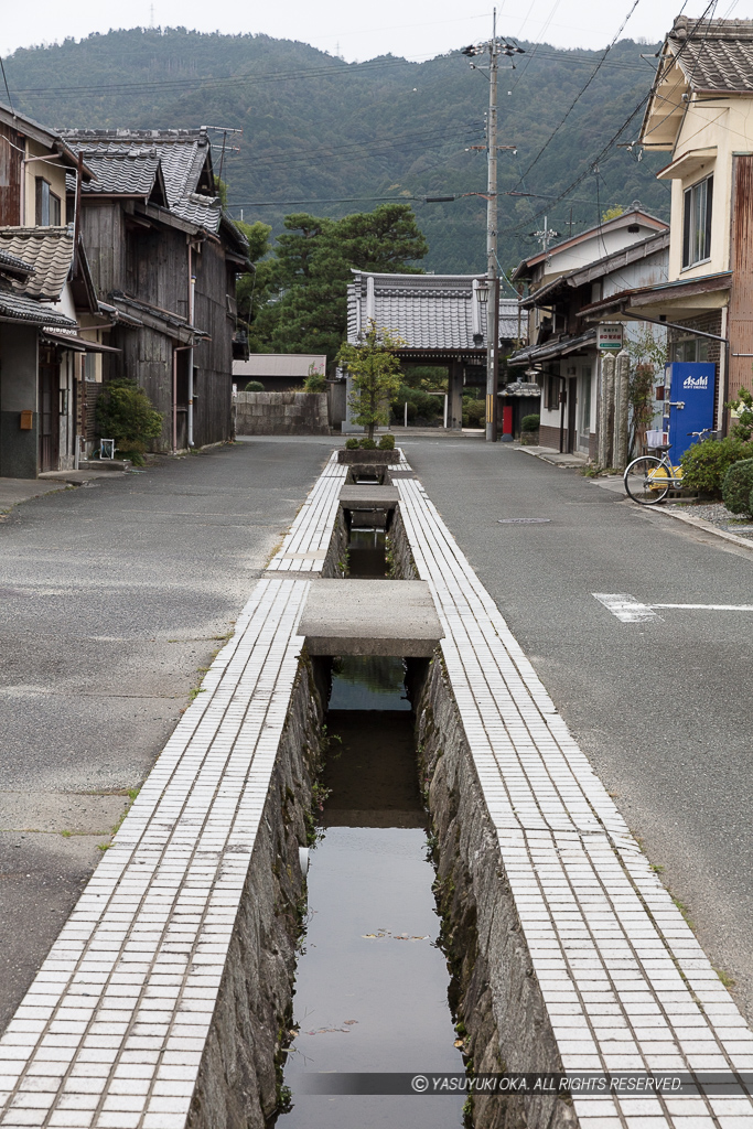 大溝の町割り水路