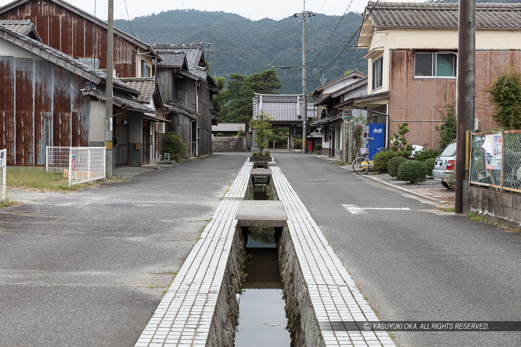 大溝の町割り水路