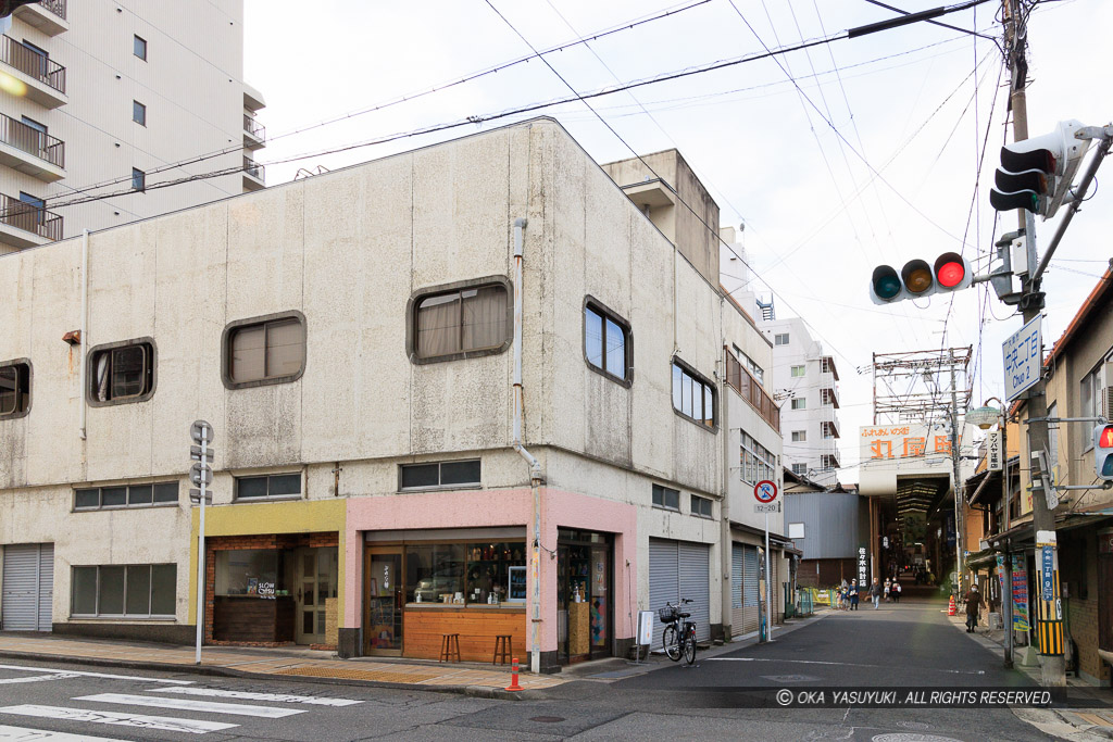 大津城三の丸東南隅櫓跡