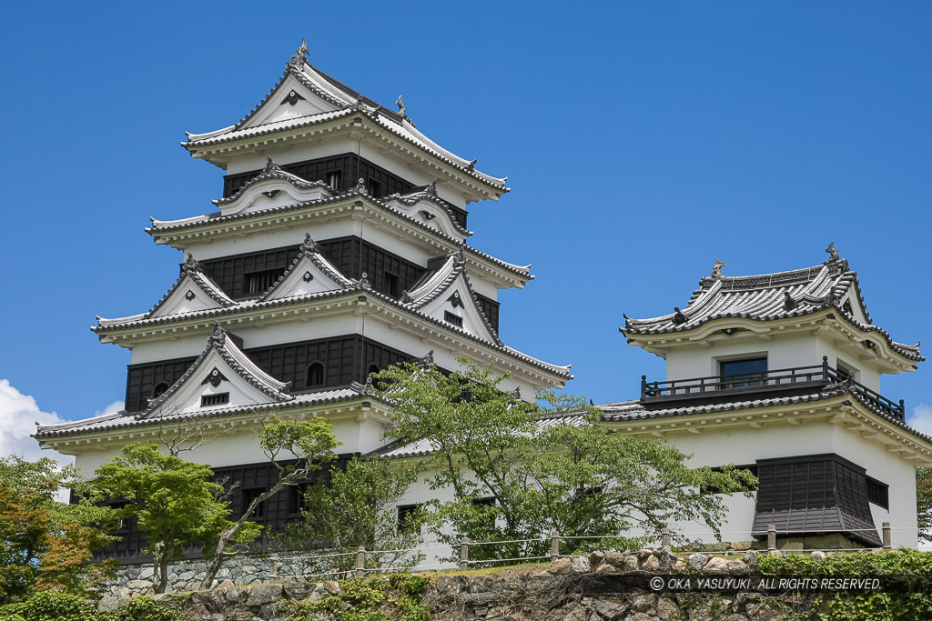 天守と高欄櫓