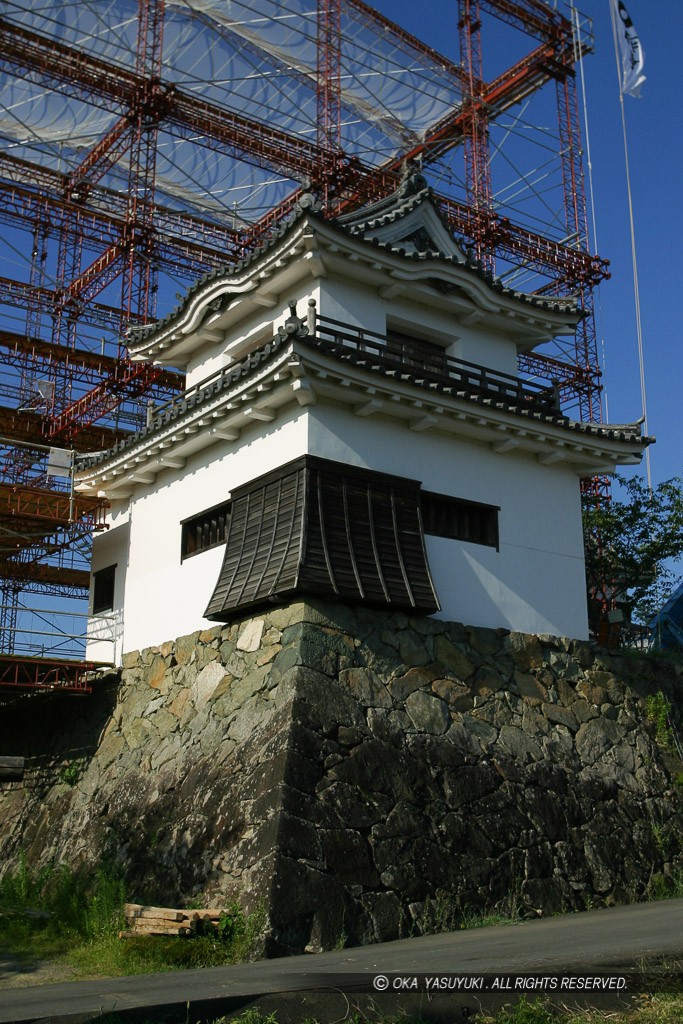 天守建設時の高欄櫓