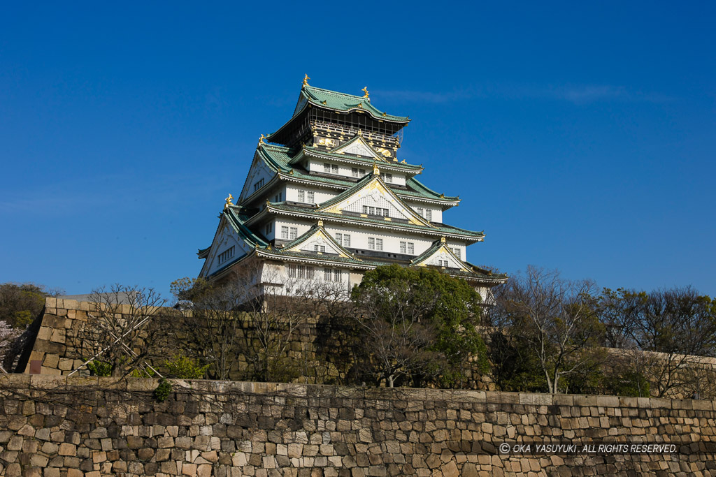 西の丸から大阪城天守閣