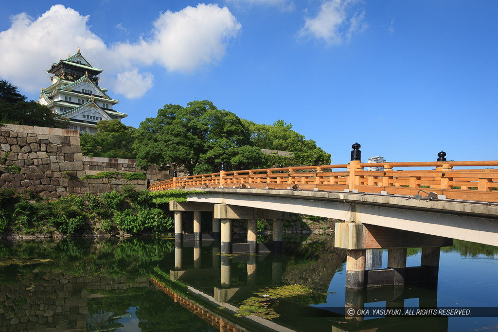 極楽橋・大阪城天守閣