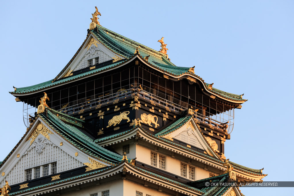 大阪城天守閣の伏虎