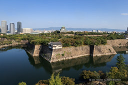 北西から望む大阪城天守閣|高解像度画像サイズ:5035 x 3356 pixels|写真番号:1DX_8929|撮影:Canon EOS-1D X