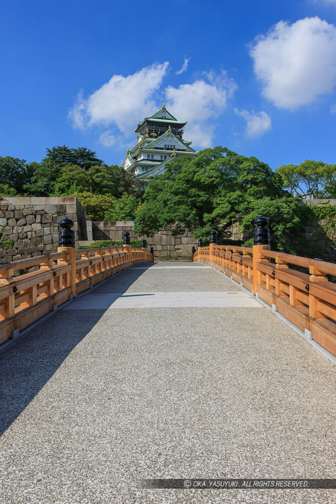 極楽橋・大阪城天守閣