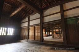 大手口多聞櫓の東室|高解像度画像サイズ:5616 x 3744 pixels|写真番号:1P3J7302|撮影:Canon EOS-1Ds Mark III