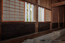 大手口多聞櫓の内部｜高解像度画像サイズ：8688 x 5792 pixels｜写真番号：_DS_0576｜撮影：Canon EOS 5DS