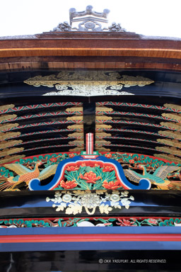 宝厳寺観音堂唐門の蟇股（修復後）｜高解像度画像サイズ：4480 x 6720 pixels｜写真番号：5D4A9520｜撮影：Canon EOS 5D Mark IV