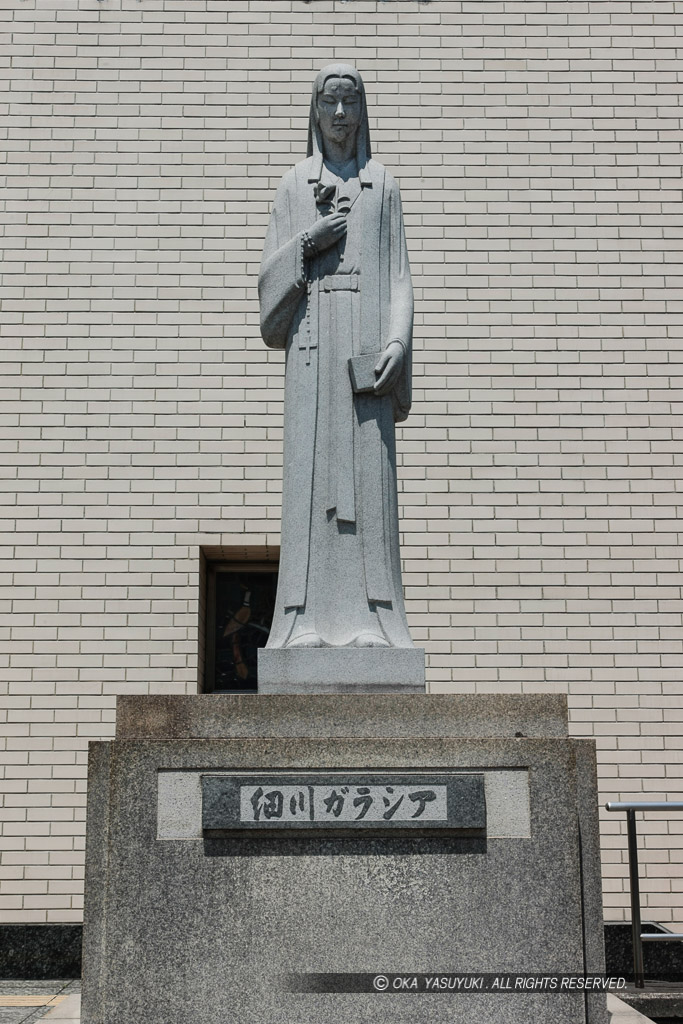 細川ガラシャ石像・大阪カトリック玉造教会