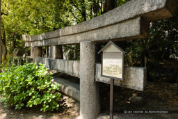 豊臣秀頼奉納鳥居・玉造稲荷神社｜高解像度画像サイズ：5616 x 3744 pixels｜写真番号：1P3J2749｜撮影：Canon EOS-1Ds Mark III