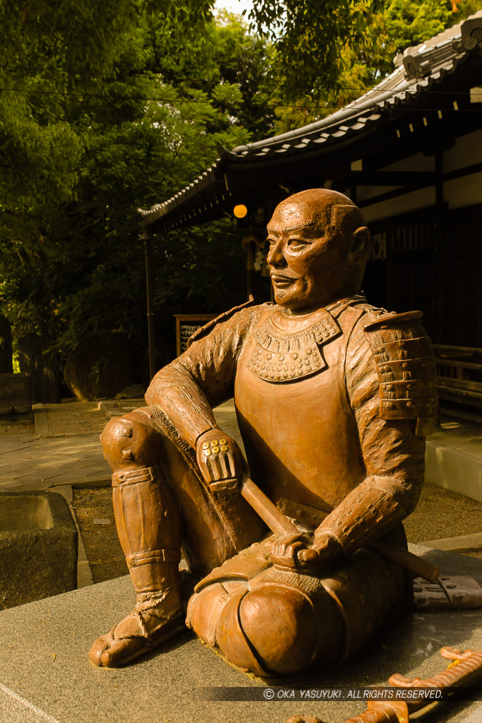 真田幸村銅像・安居神社・真田幸村終焉の地