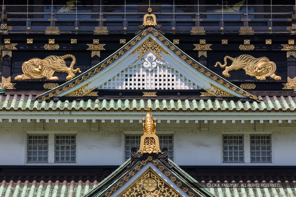 大阪城天守閣の伏虎