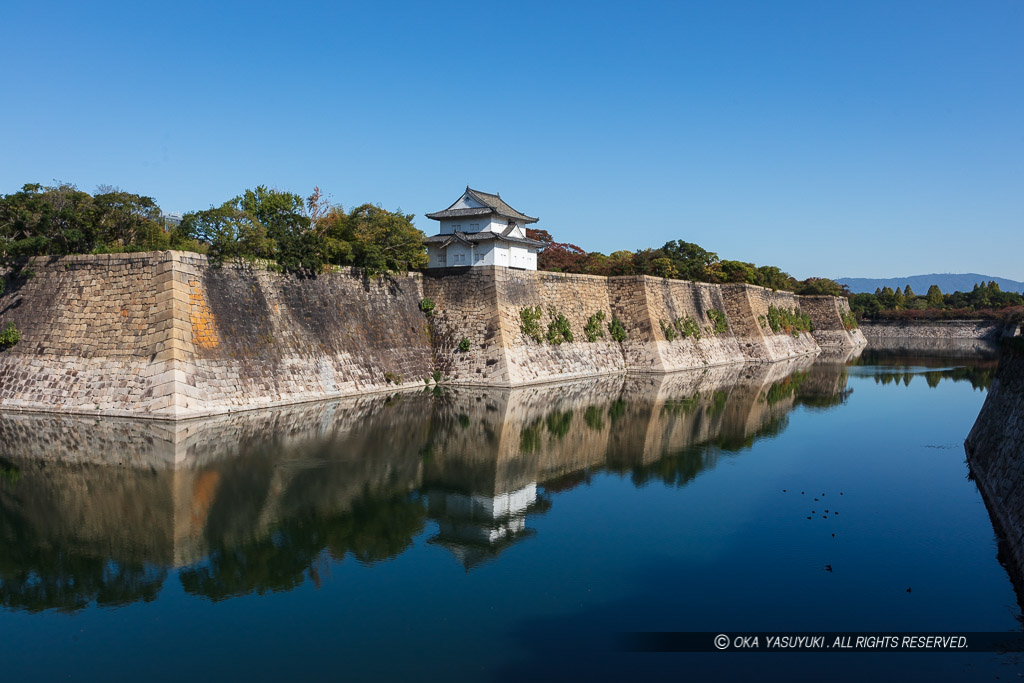 大阪城南外堀と六番櫓
