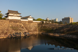 千貫櫓と大手土橋｜高解像度画像サイズ：8688 x 5792 pixels｜写真番号：5DSA1496｜撮影：Canon EOS 5DS