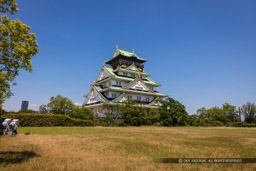 大手前配水場から見る大阪城天守閣｜高解像度画像サイズ：8688 x 5792 pixels｜写真番号：5DSA1958｜撮影：Canon EOS 5DS