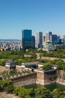 大阪歴史博物館から大阪城｜高解像度画像サイズ：5707 x 8561 pixels｜写真番号：5DSA2191｜撮影：Canon EOS 5DS