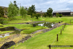 大友氏館跡庭園 | 高解像度画像サイズ：3690 x 2460 pixels | 写真番号：iweb1_20231008 | 撮影：iPhone 12