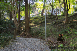 本丸跡の切岸 | 高解像度画像サイズ：6000 x 4000 pixels | 写真番号：IMG_1100 | 撮影：Canon EOS R10