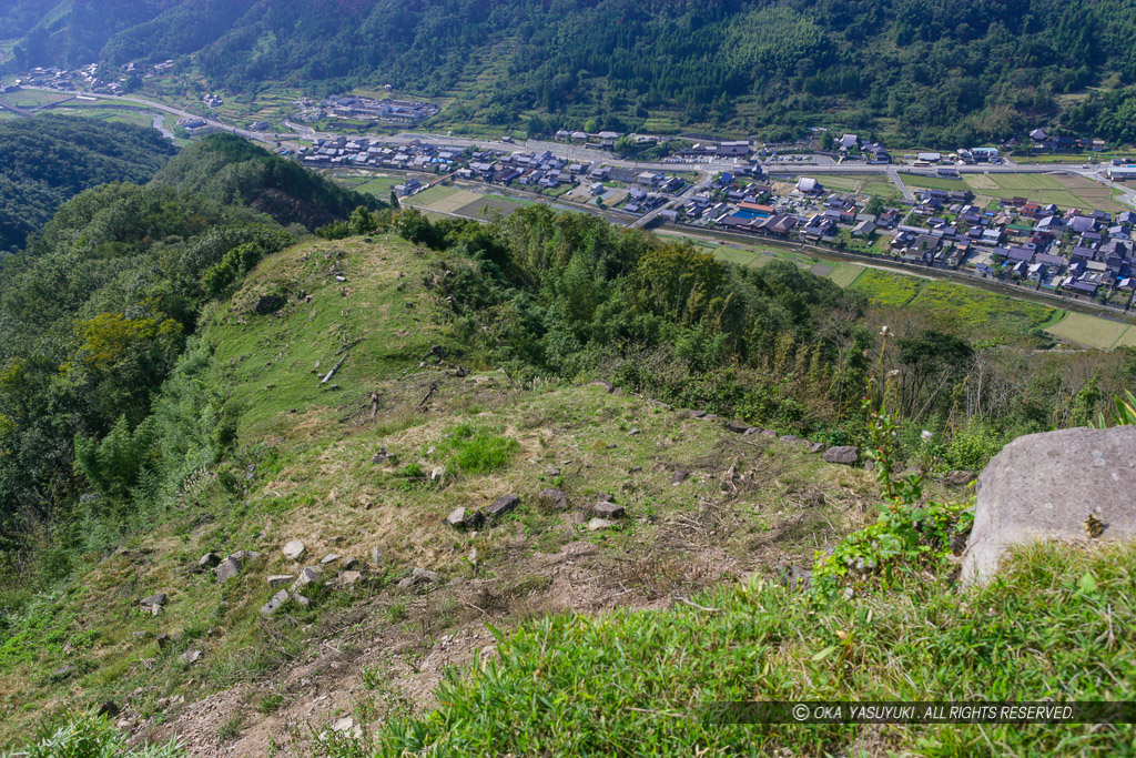 三の丸と平福の町並み