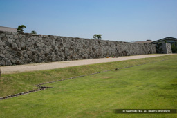 西側土塁石垣 | 高解像度画像サイズ：4992 x 3328 pixels | 写真番号：VJ7Z2362 | 撮影：Canon EOS-1Ds Mark II