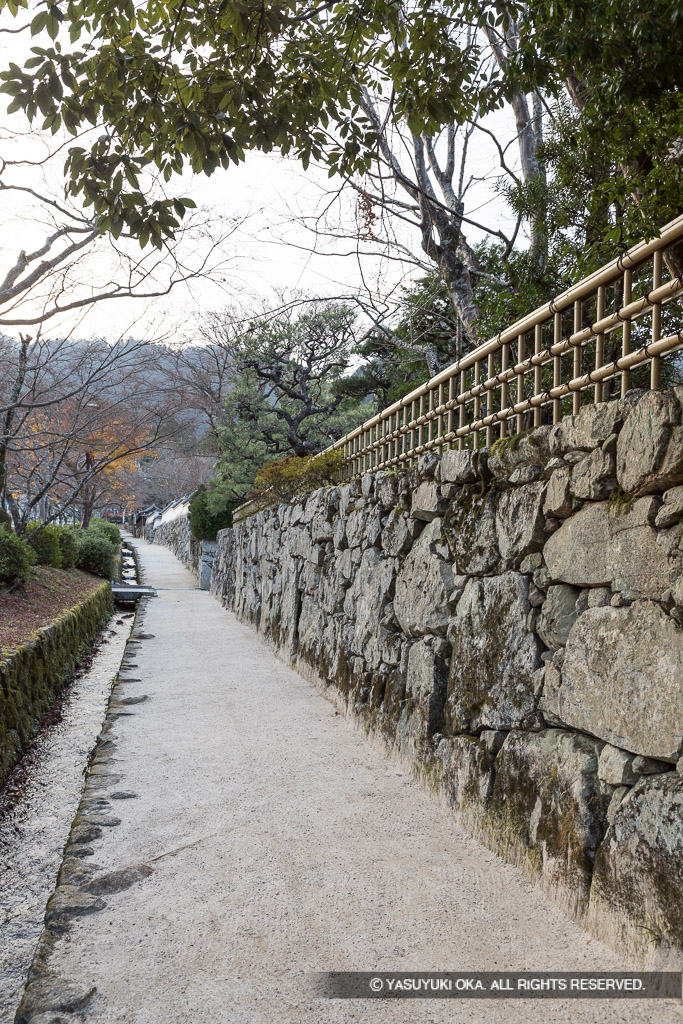 穴太積み石垣・坂本比叡山の街並み