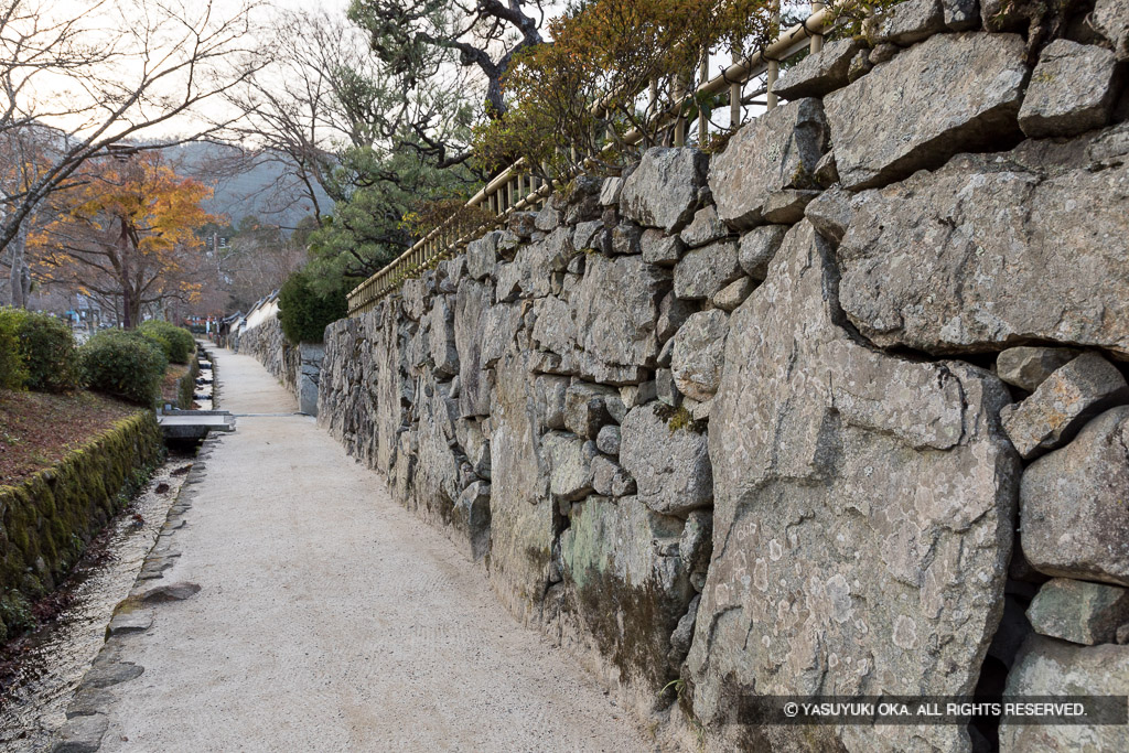 穴太積み石垣・坂本比叡山の街並み