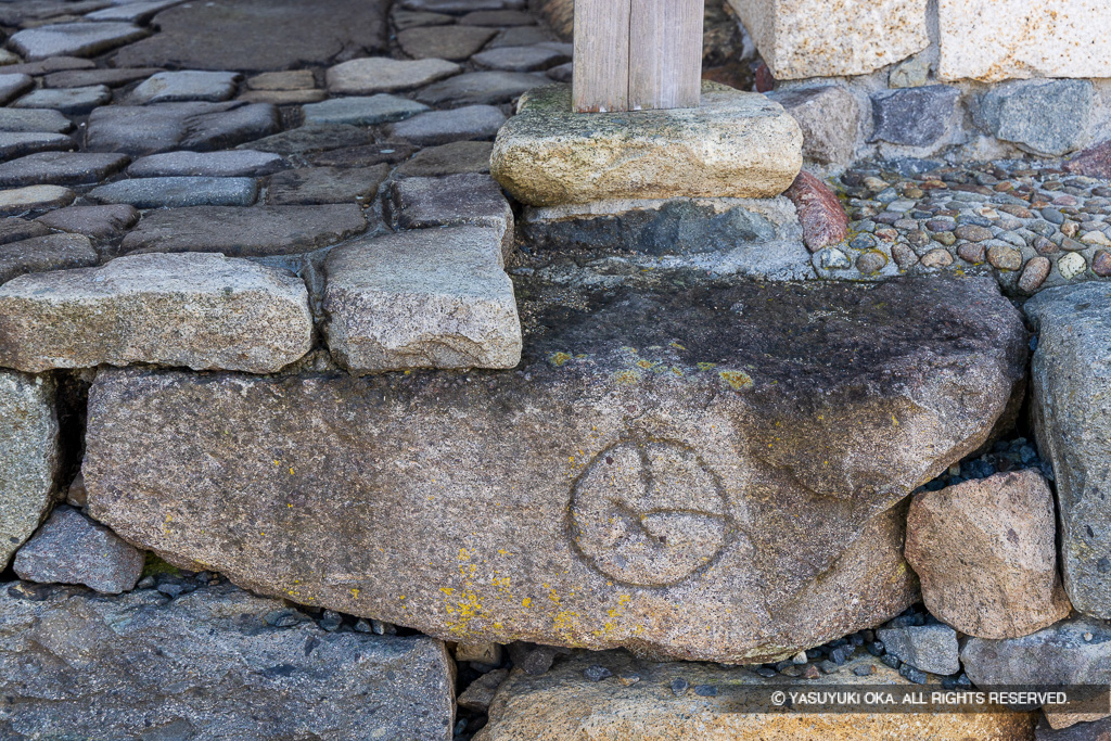 篠山城の刻印