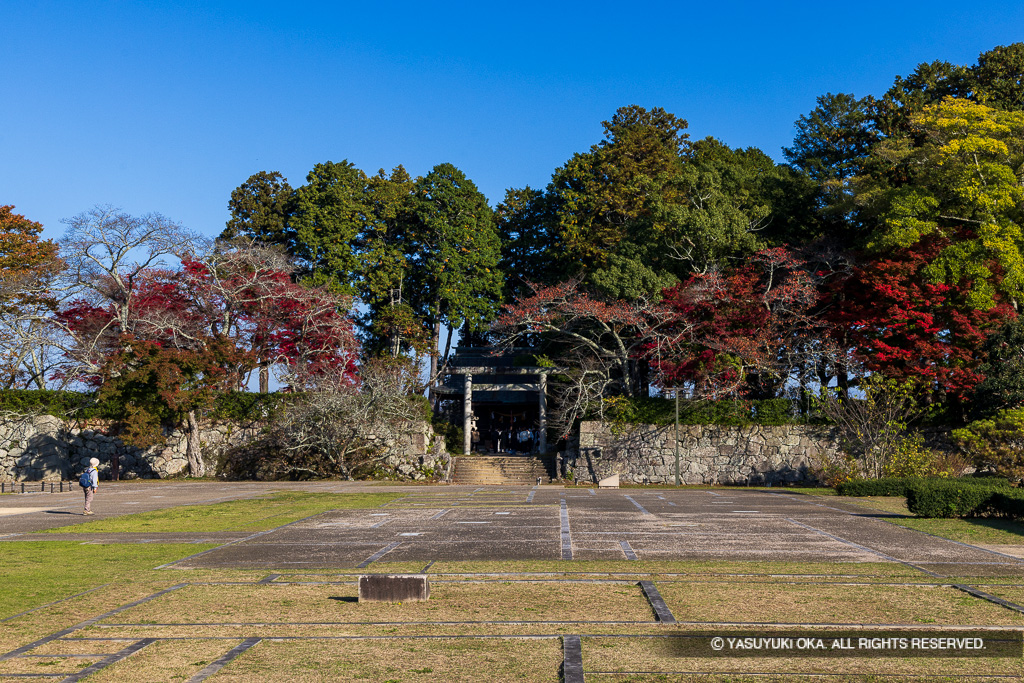 二の丸から本丸