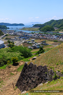 二の丸跡から八代海（不知火海）を望む | 高解像度画像サイズ：5464 x 8192 pixels | 写真番号：344A1325 | 撮影：Canon EOS R5
