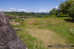 西から見る三の丸跡 | 高解像度画像サイズ：8192 x 5464 pixels | 写真番号：344A1366 | 撮影：Canon EOS R5