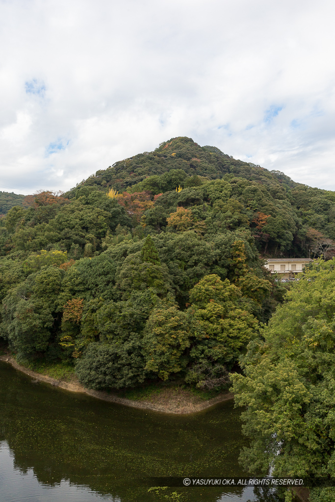 信貴山城遠景