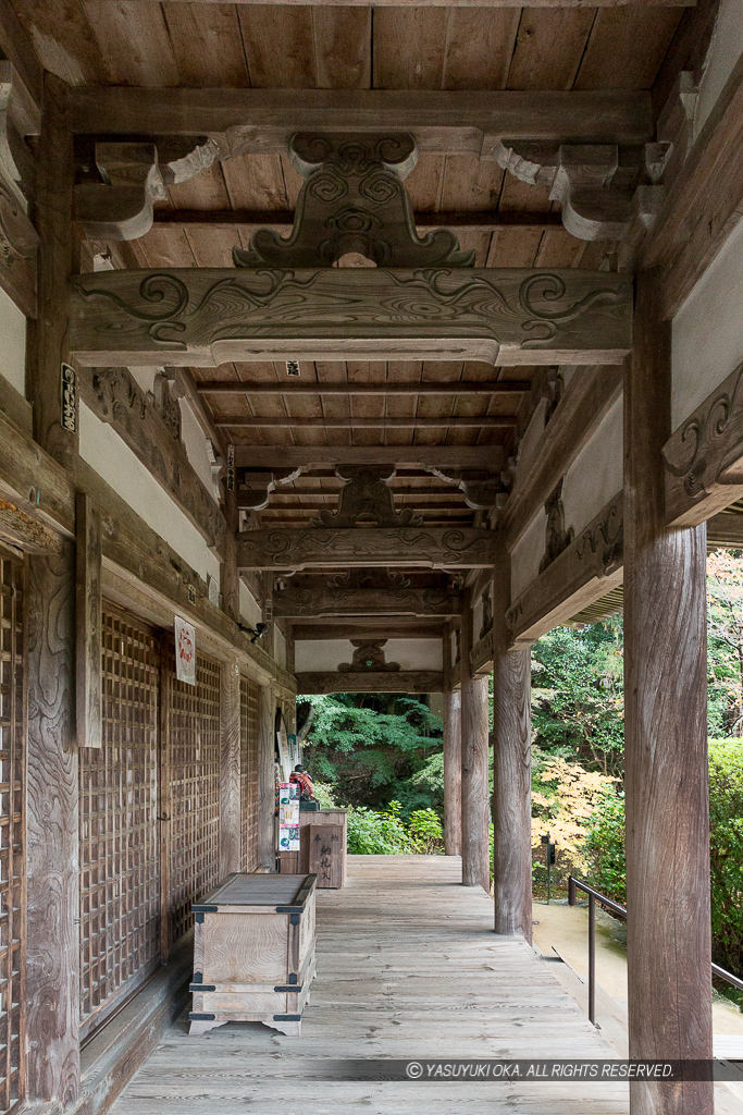 長岳寺本堂の血天井