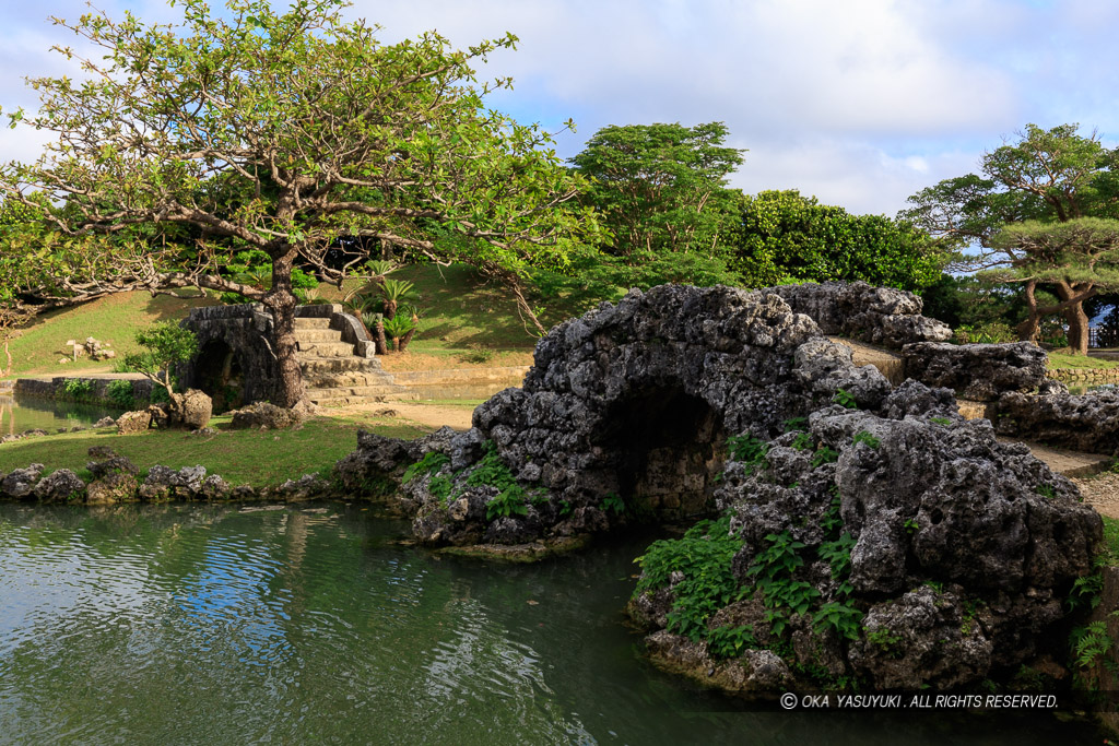 識名園の石橋