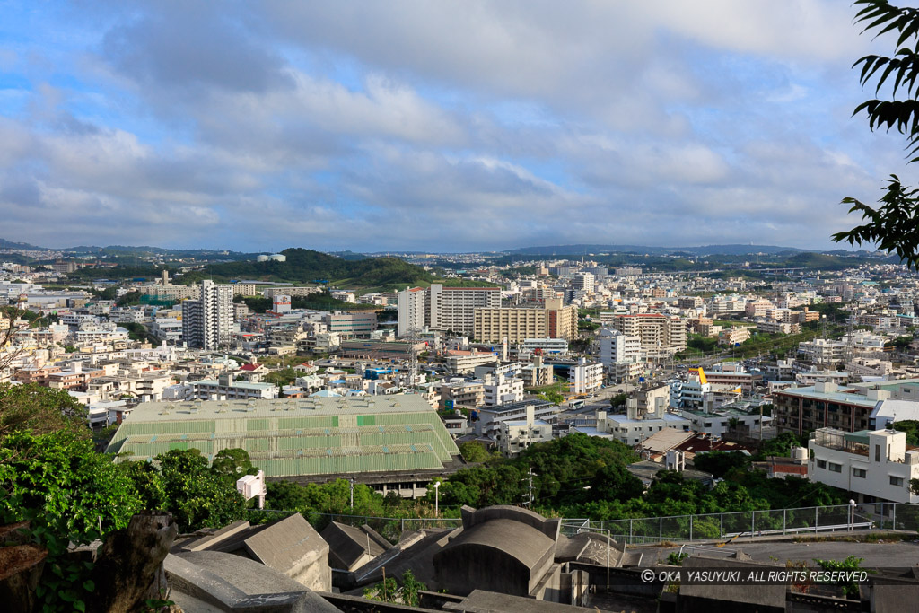 識名園勧耕台からの眺望