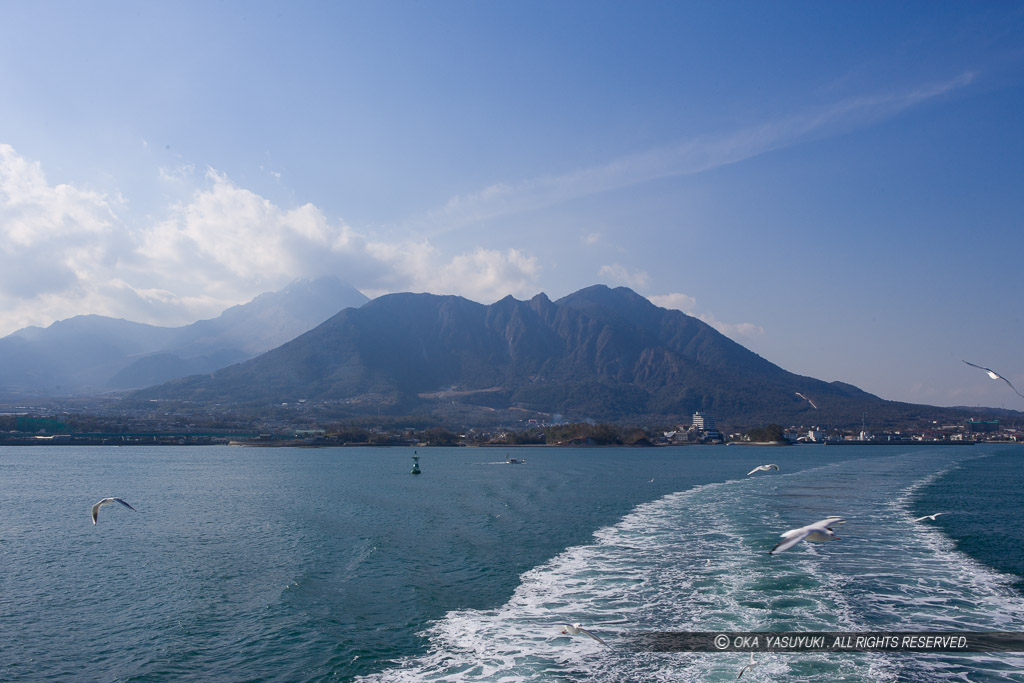 島原の海と眉山