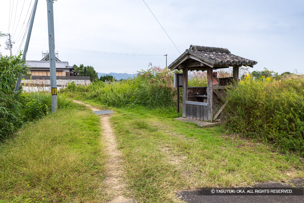土橋と北門地蔵