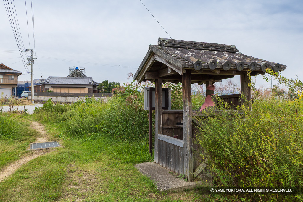 土橋と北門地蔵