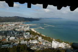 復興天守閣からの眺め・大浜・大阪湾｜高解像度画像サイズ：3943 x 2623 pixels｜写真番号：100-1586S53B｜撮影：Canon EOS-1DS