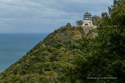 復興天守閣・大阪湾｜高解像度画像サイズ：3966 x 2639 pixels｜写真番号：100-1661S53B｜撮影：Canon EOS-1DS