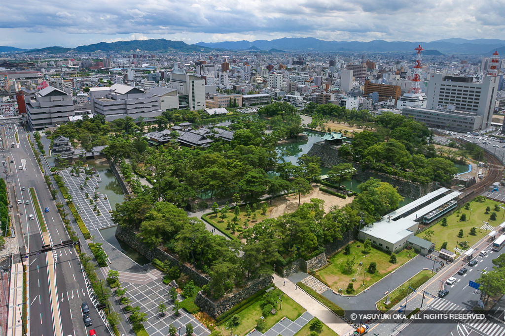 髙松城全景
