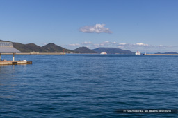 髙松城から見る瀬戸内海 | 高解像度画像サイズ：8192 x 5464 pixels | 写真番号：344A4673 | 撮影：Canon EOS R5