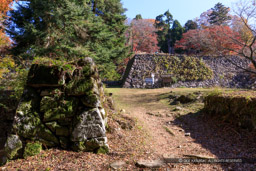 十三間多聞虎口から二の丸跡｜高解像度画像サイズ：6720 x 4480 pixels｜写真番号：5D4A2568｜撮影：Canon EOS 5D Mark IV