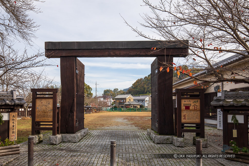 松ノ門・高取城移築城門