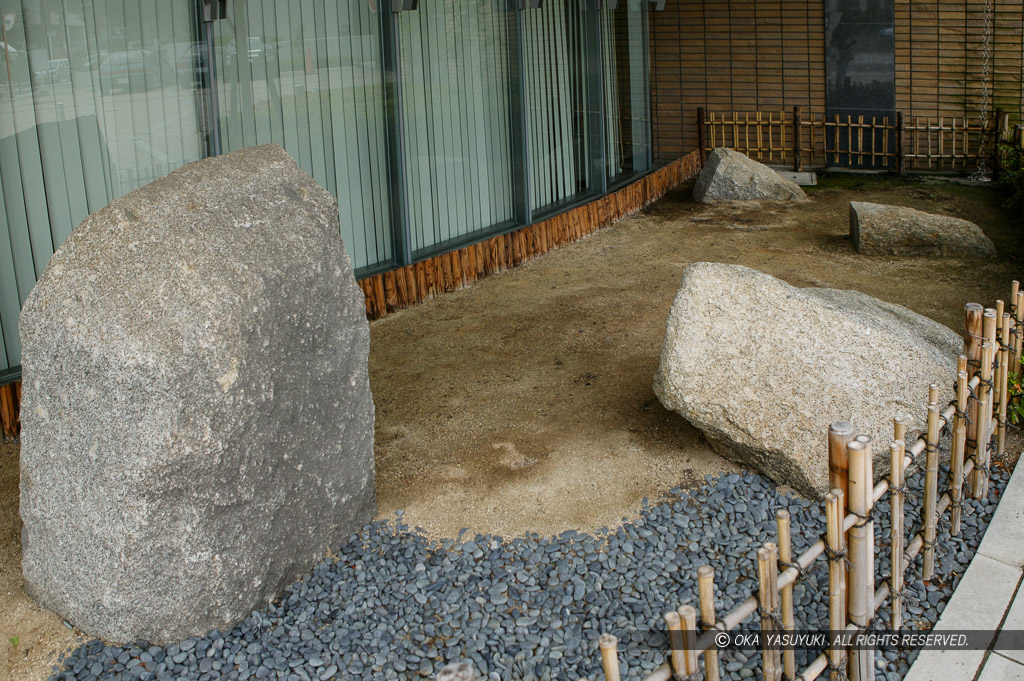 高槻城の石垣石・高槻市立しろあと歴史館